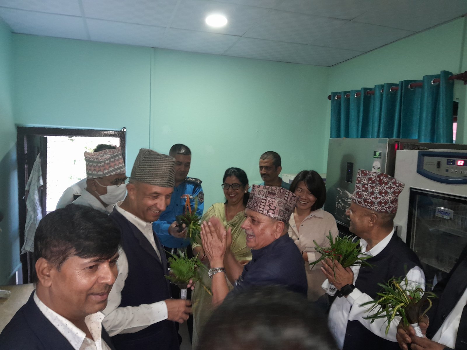 Transfer of blood bank to new location 2081-06-20