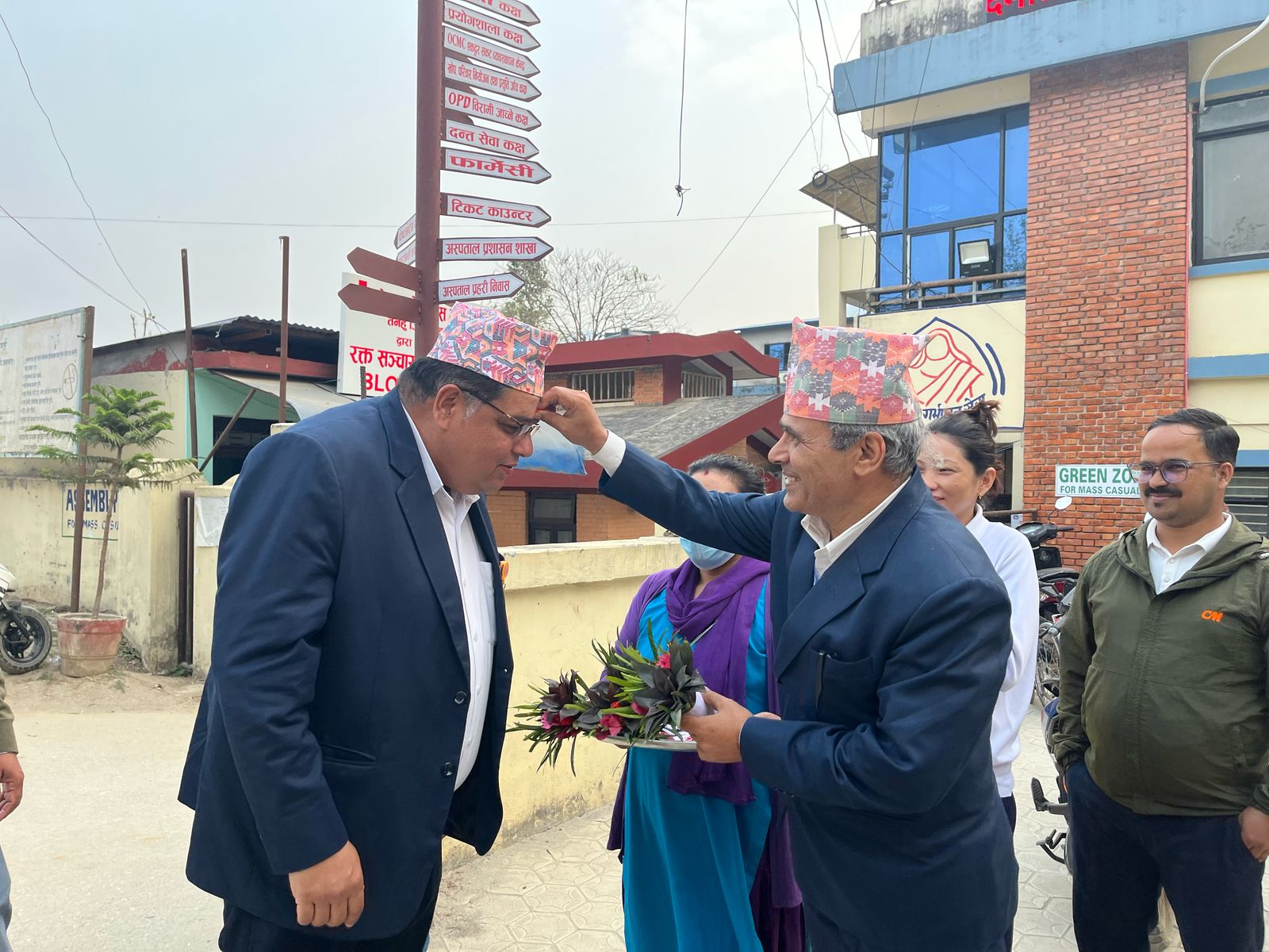 Mr. Secretary Dr. Vishwa Bandhu Bagale visited Damauli Hospital 2081-11-25