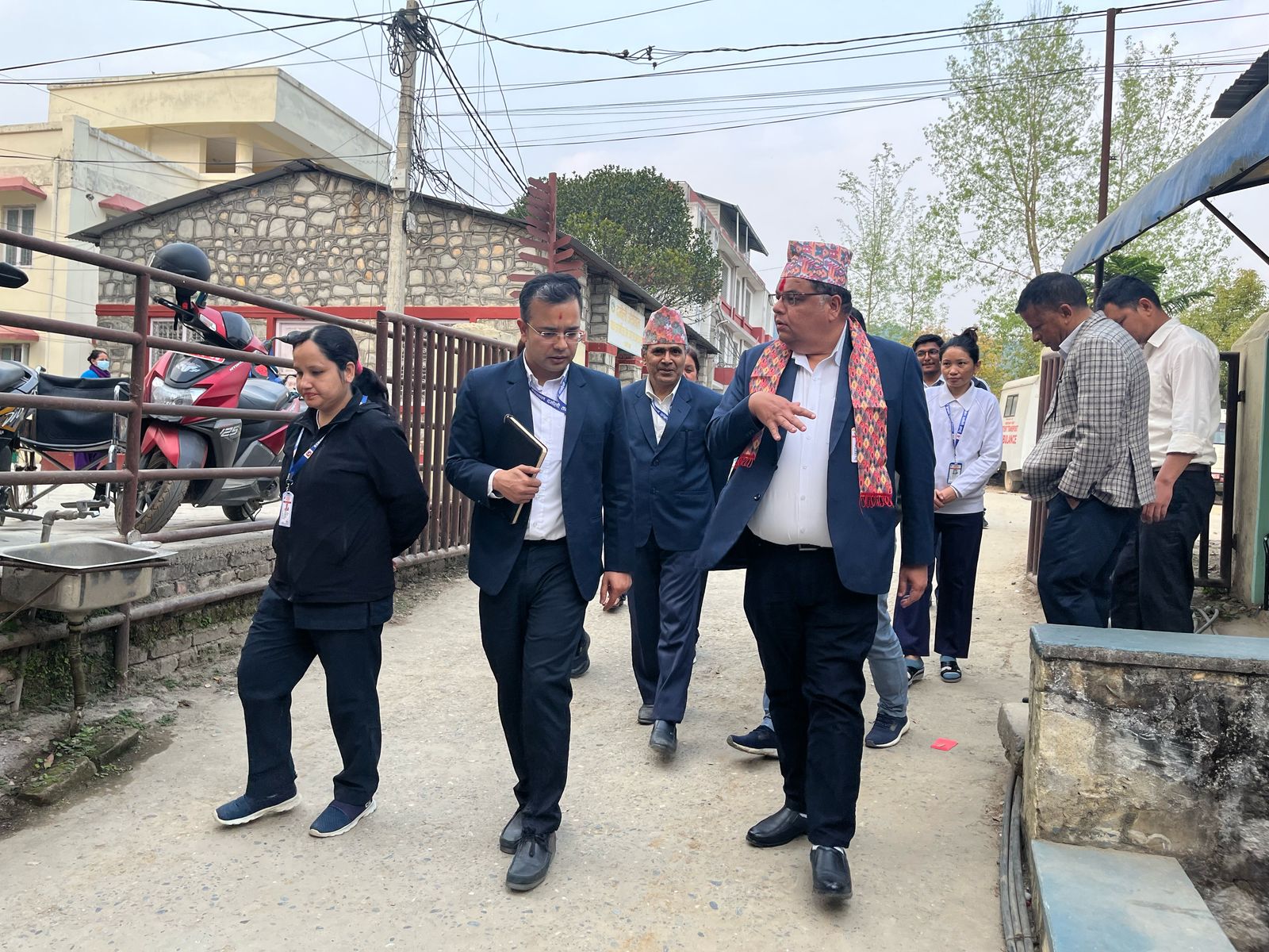 Mr. Secretary Dr. Vishwa Bandhu Bagale visited Damauli Hospital 2081-11-25