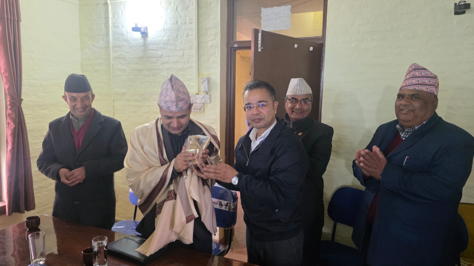 Mr. Kamala Mohan Wagle assumes the office of President 2082-09-03
